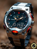 ECB2027-AM25 Hybrid Analog-Digital Adventure Watch