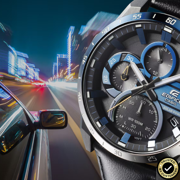 ECB3462-BL88 Premium Hybrid Analog-Digital Chronograph Sports Watch