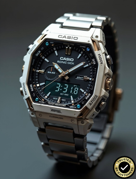 ECB2230-SB46 Premium Hybrid Analog-Digital Sports Watch