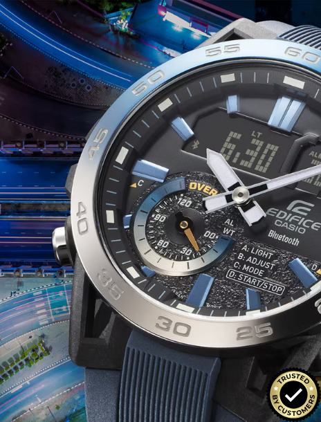 ECB3896-NB92 Premium Hybrid Analog-Digital Performance Sports Watch