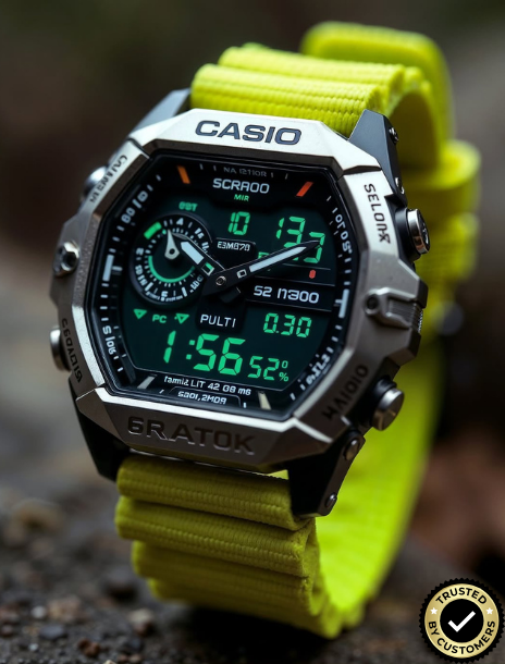 ECB2238-NG47 Premium Hybrid Analog-Digital Tactical Sports Watch