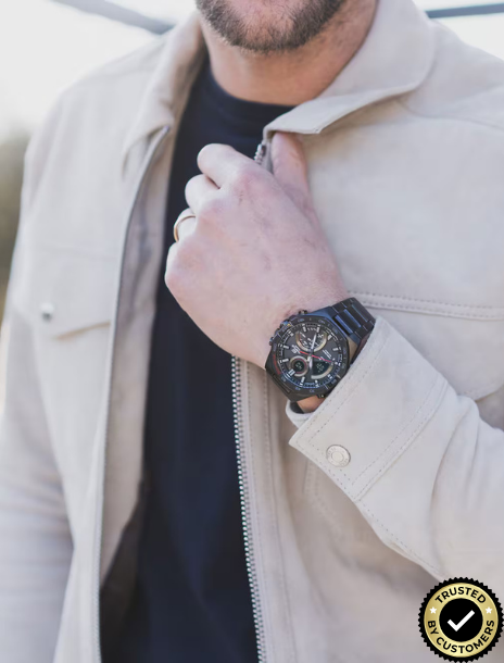 ECB3648-BM94 Premium Hybrid Analog-Digital Performance Chronograph Watch