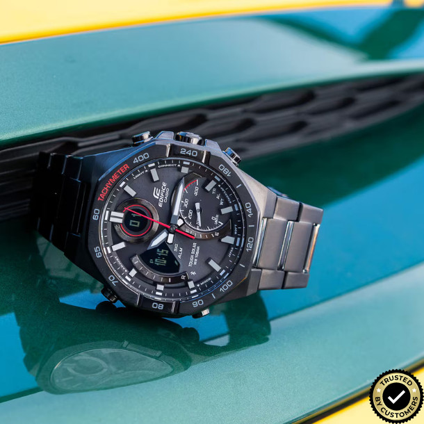 ECB3648-BM94 Premium Hybrid Analog-Digital Performance Chronograph Watch