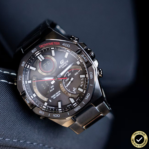 ECB3648-BM94 Premium Hybrid Analog-Digital Performance Chronograph Watch