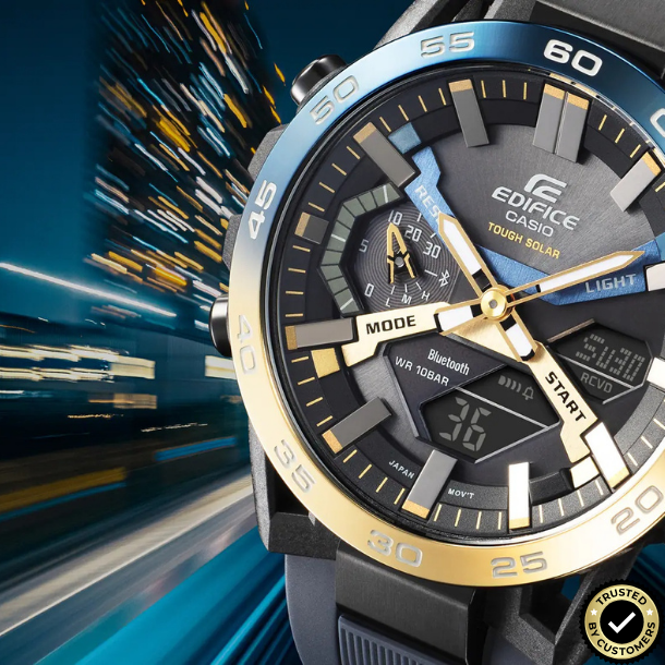 ECB3724-BG81 Premium Hybrid Analog-Digital Executive Sports Watch