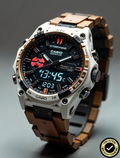 ECB2048-BR27 Premium Hybrid Analog-Digital Sports Watch