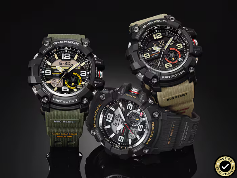 MDG6892-OG96 Premium Tactical Hybrid Analog-Digital Adventure Watch
