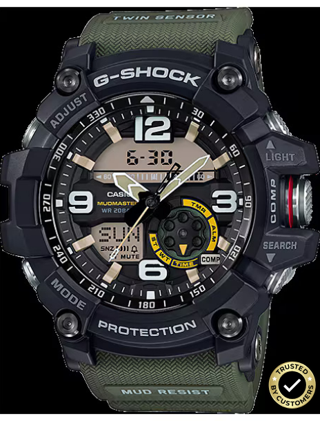 MDG6892-OG96 Premium Tactical Hybrid Analog-Digital Adventure Watch
