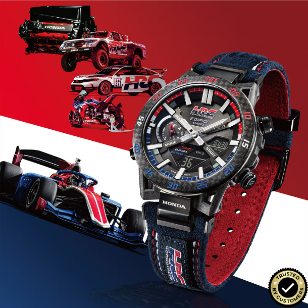 ECB3126-HR57 Premium Hybrid Analog-Digital Racing Sports Watch
