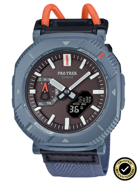 PRX4185-GY76 Premium Hybrid Analog-Digital Outdoor Adventure Watch
