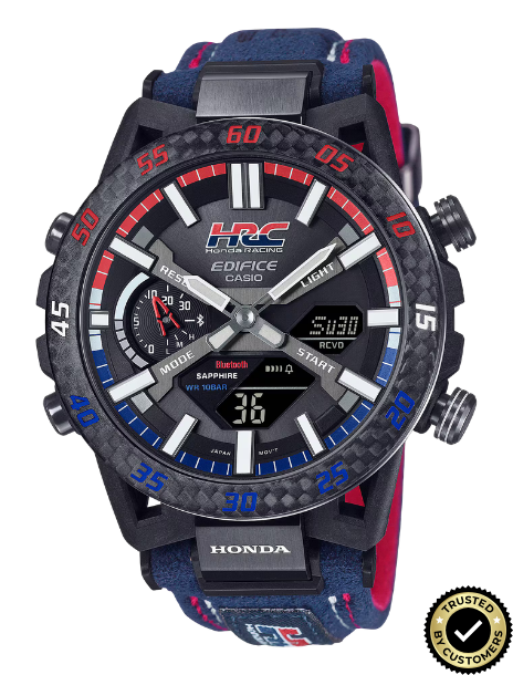 ECB3126-HR57 Premium Hybrid Analog-Digital Racing Sports Watch