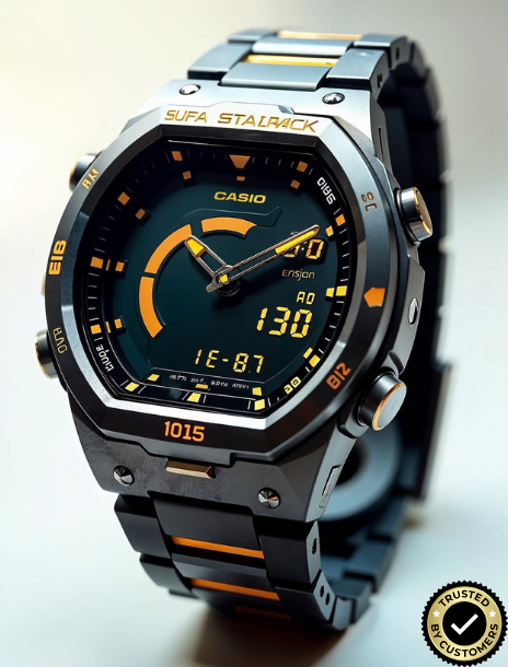 ECB2100-BK33 Premium Analog-Digital Sports Watch
